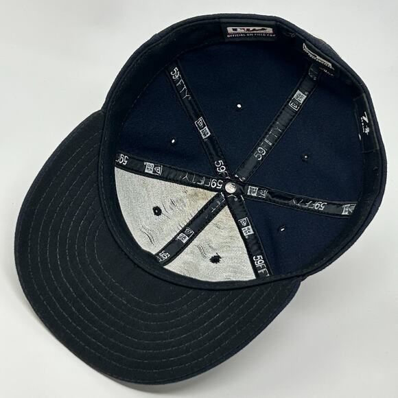Seattle Mariners Hat Baseball Cap Fitted 7 3/4 Blue New Era 59Fifty Made In USA - Picture 4 of 9